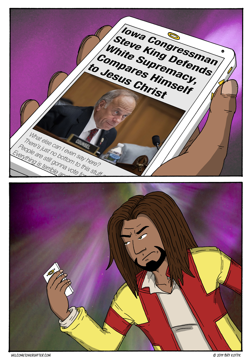 Jesus Reads the News